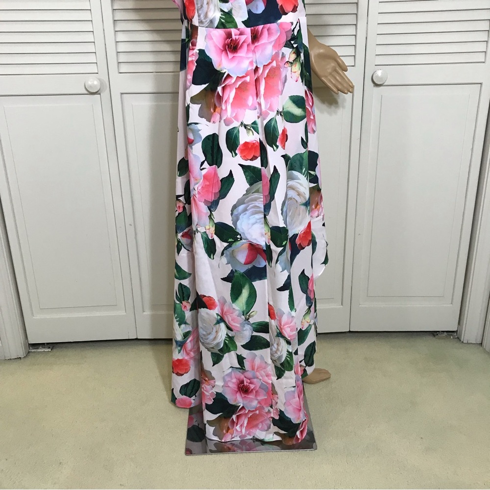 NWT CITY CHIC Garden Maxi Dress Pink Size 18 - Picture 9 of 16